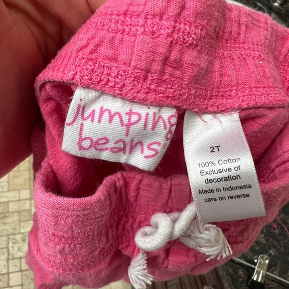 Jumping Bean 2T Pink Draw String Girls Soft Shorts - Picture 4 of 4
